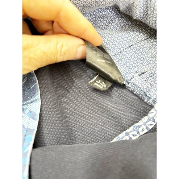 Ted Baker 36R (Actual 36x30) Timmet Blue Textured Dress Pants  Drycleaned EUC - Picture 8 of 12